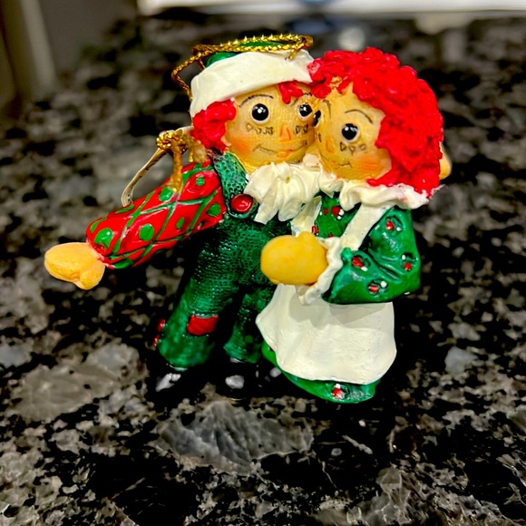 Vintage Raggedy Ann & Andy 1998 ornaments - Picture 1 of 9